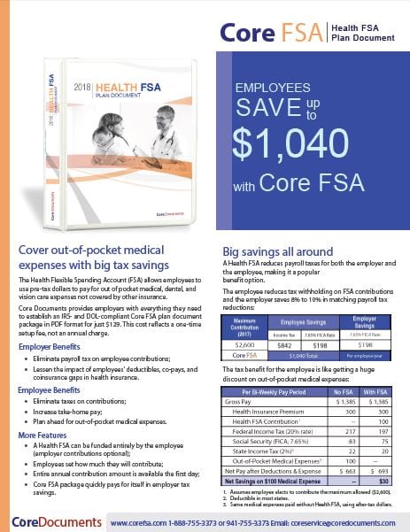 Core  Health FSA 