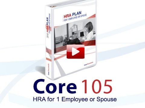 Core Documents Produces Video About Section 105 HRA Plan for 1 Employee or Spouse